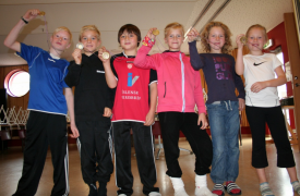 Þau stóðu sig greinilega vel!