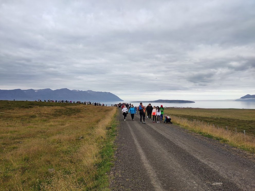 Gengið frá Árskógssandi yfir á Hauganes