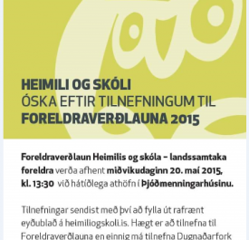 Foreldraverðlaun 2015