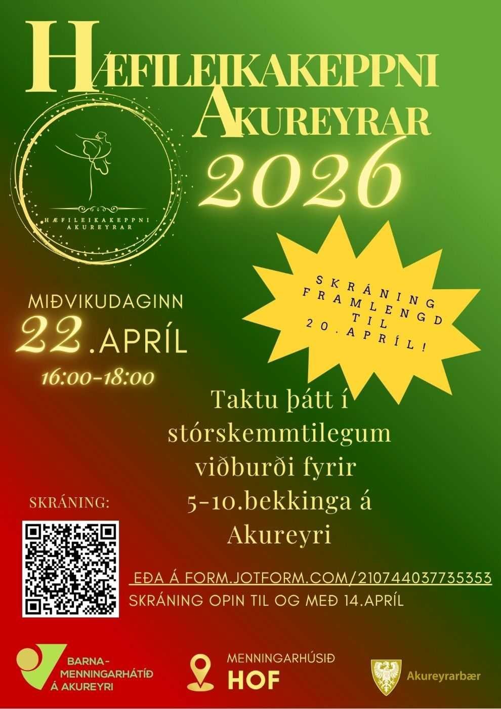 Hæfileikakeppni Akureyrar 2026