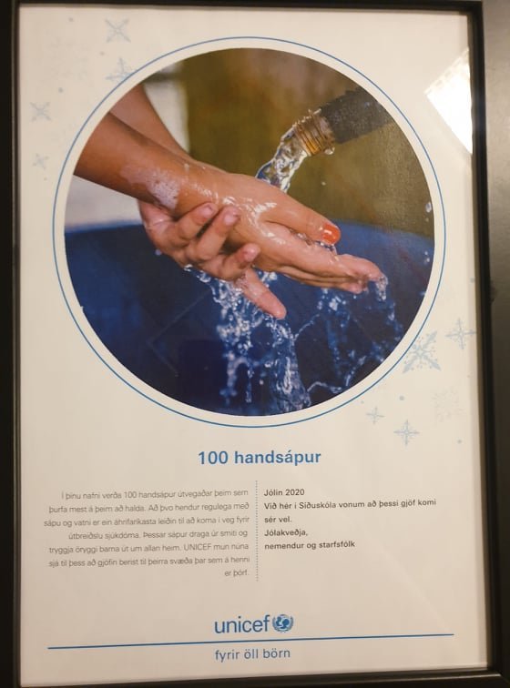 Jólagjöf frá skólanum