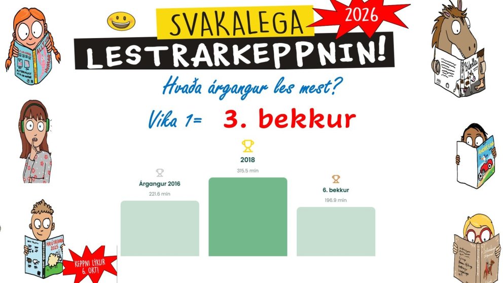 Svakalega lestrarkeppnin 2026