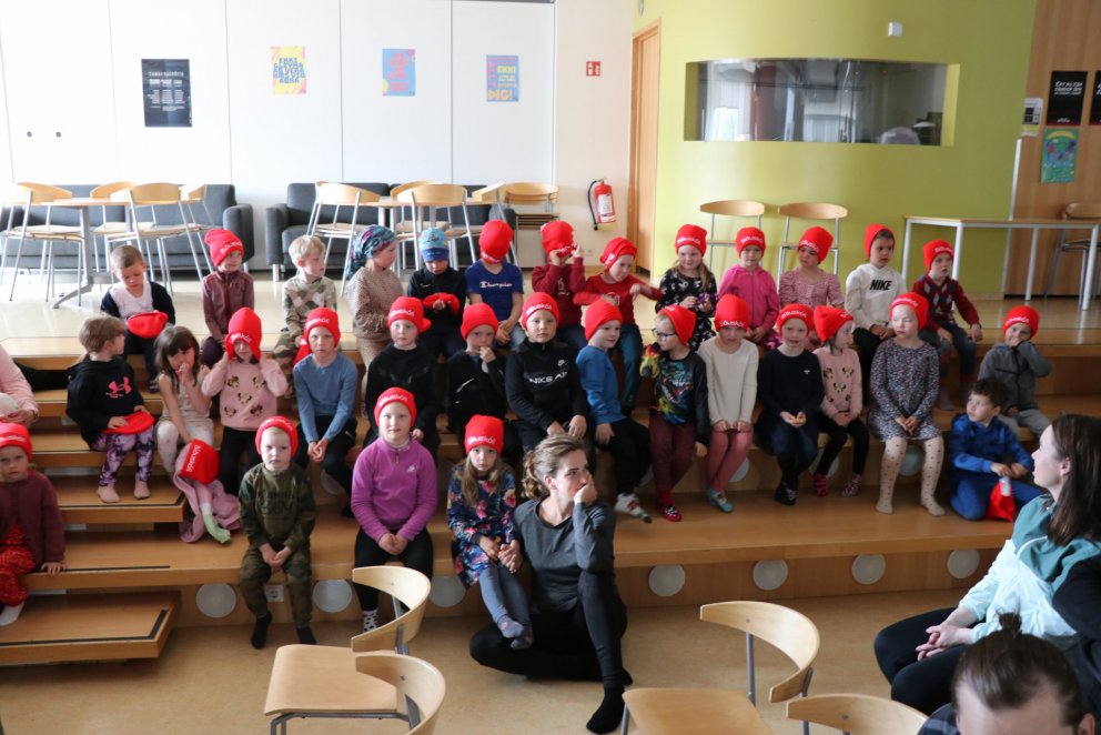 Verðandi 1. bekkur í heimsókn