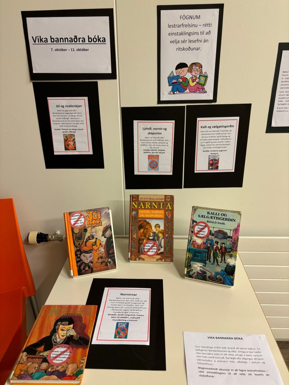 Vika bannaðra bók 7.-11. október 2024