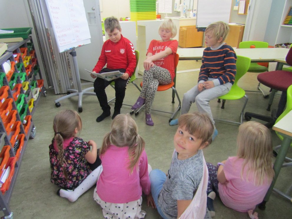 Upplestur í 1. bekk