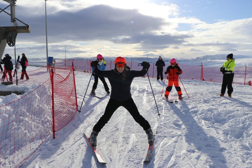 Frábær dagur í fjallinu