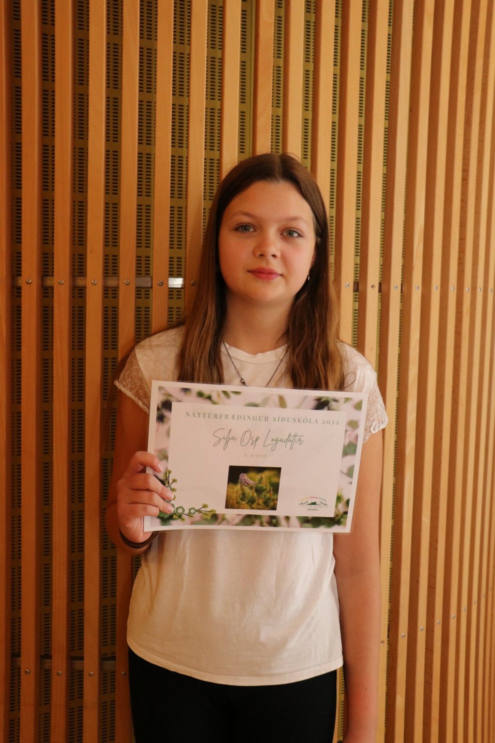 Úrslit í keppninni Náttúrufræðingur Síðuskóla og Ólympíuhlaupi ÍSÍ