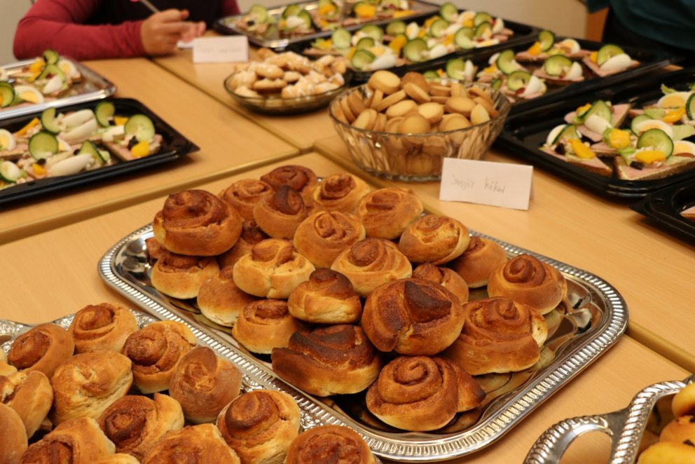 Uppskeruhátíð í 7. bekk - Evrópuþema