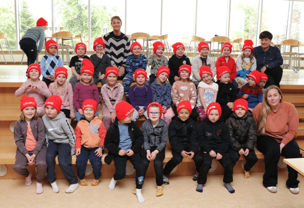 Verðandi 1. bekkingar í heimsókn