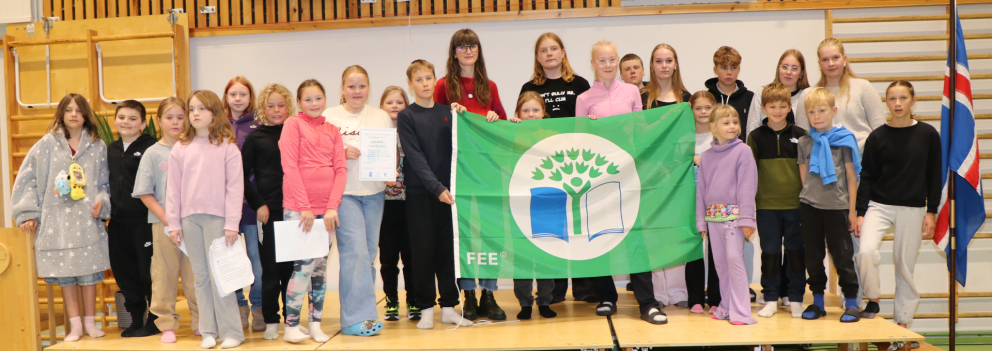 Dagur íslenskrar náttúru og 10. Grænfáninn afhentur