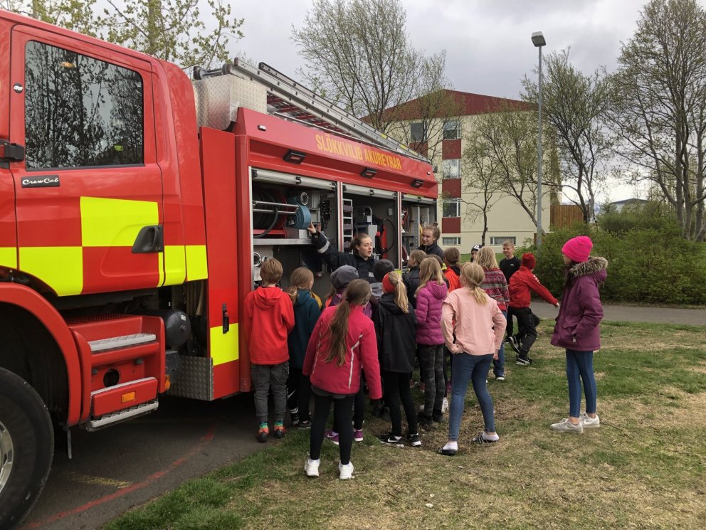 Vel heppnuð rýmingaræfing