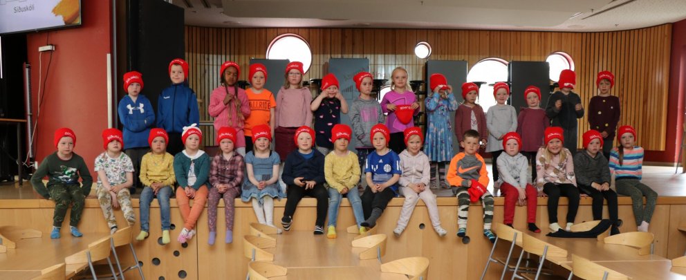 Verðandi 1. bekkur í heimsókn