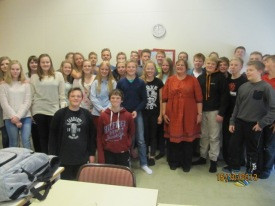 Sænskur rithöfundur í heimsókn