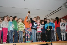 Stoltir verðlaunahafar