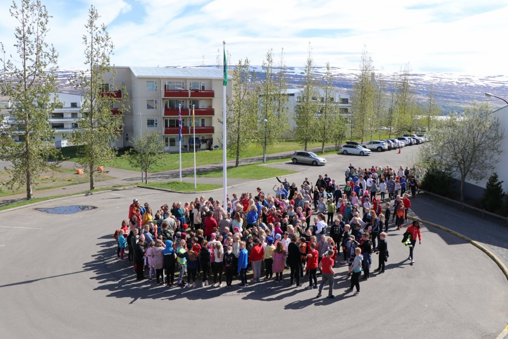 Síðuskóli fær grænfánann í áttunda sinn