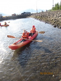 Í heimsókn hjá Nökkva