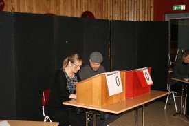 Stigaverðir undirbúa sitt hlutverk