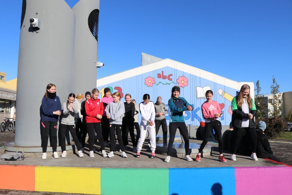 Ólympíuhlaup ÍSÍ í Síðuskóla