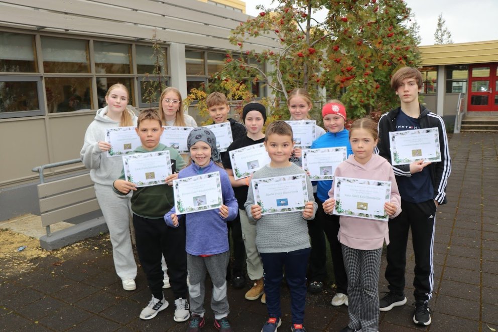 Náttúrufræðingur Síðuskóla og Ólympíuhlaup ÍSÍ 2024