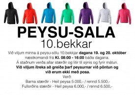 Peysusala 10. bekkjar