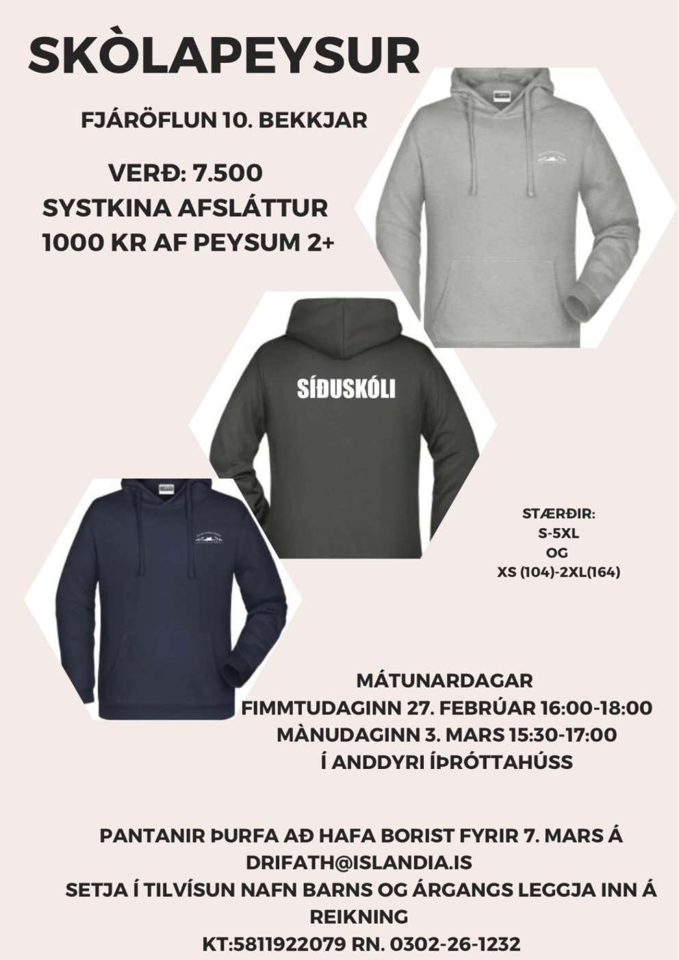 Peysusala 10. bekkjar