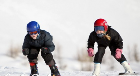 Á skíðum skemmt'ég mér...