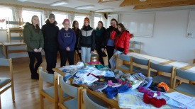 Í heimsókn hjá Rauðakrossinum