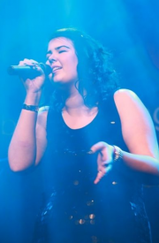 Fulltrúi Síðuskóla Stefanía Tara fór alla leið í lokakeppnina á síðasta ári.