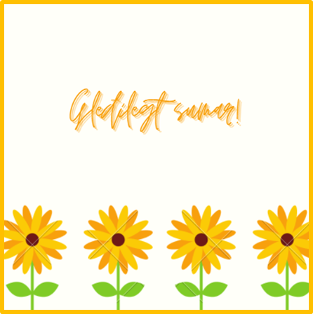 Gleðilegt sumar