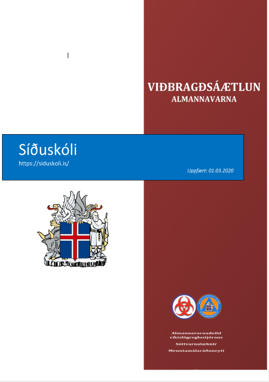 Viðbragðsáætlun við heimsfaraldri