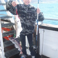 Stoltur veiðimaður