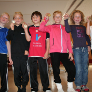 Þau stóðu sig greinilega vel!