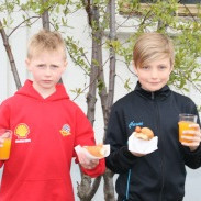 Grill í innigarðinum