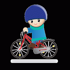 Verum vel búin á hjólinu!