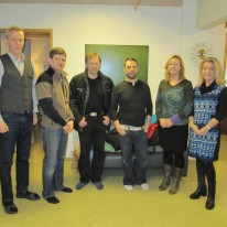 Fulltrúar FOKS, Dekkjahallarinnar og skólans