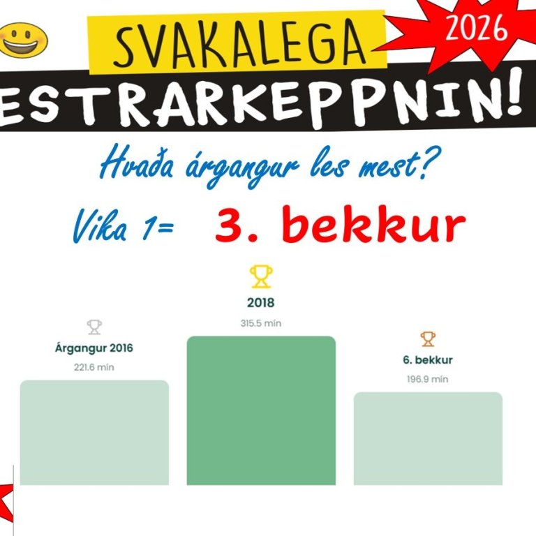 Svakalega lestrarkeppnin 2026