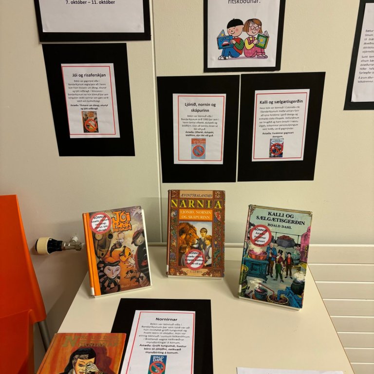 Vika bannaðra bók 7.-11. október 2024