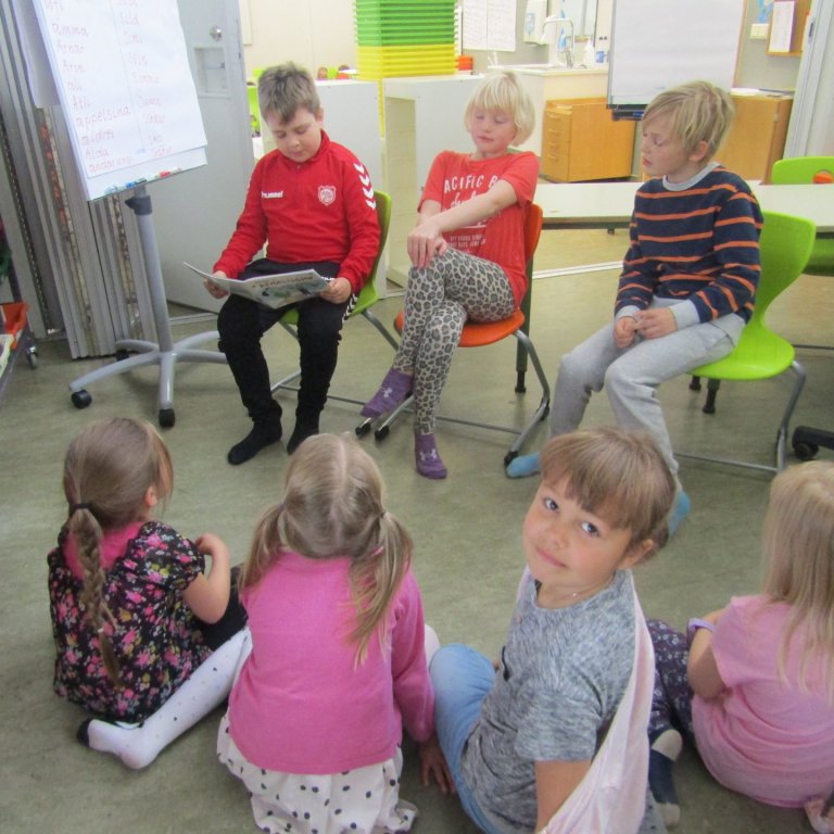 Upplestur í 1. bekk