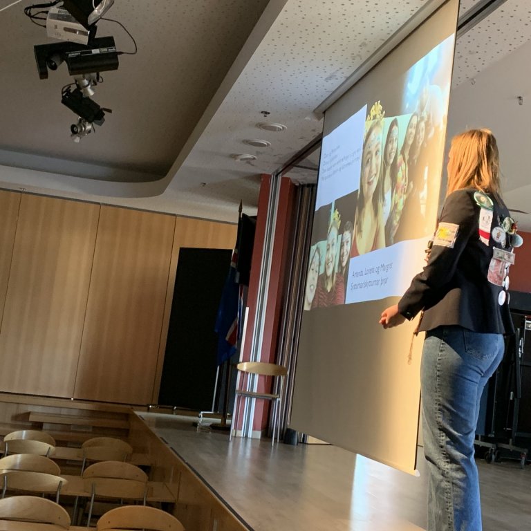 Skiptinemi í heimsókn