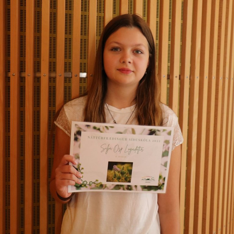 Úrslit í keppninni Náttúrufræðingur Síðuskóla og Ólympíuhlaupi ÍSÍ