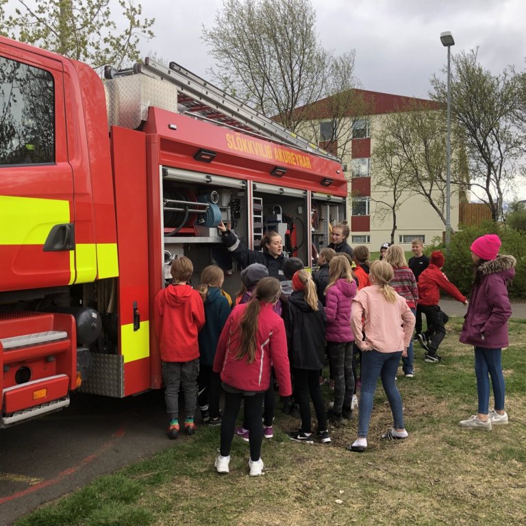 Vel heppnuð rýmingaræfing