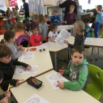 Heimsókn úr leikskóla