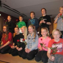 Hópurinn samankominn