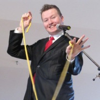 Töframaður í heimsókn í Síðuskóla