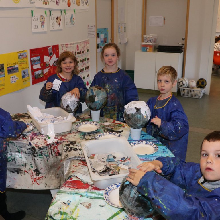 Hnattlíkanagerð í 2. bekk