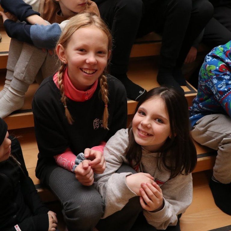 Hressandi söngsalur í morgun