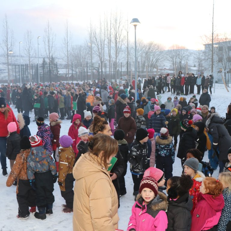 Opnun eldvarnarátaks og rýmingaræfing