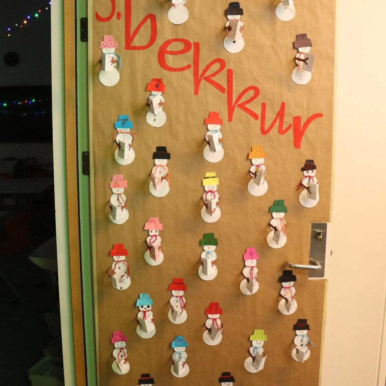 Hurðaskreytingakeppni Síðuskóla 2023