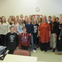 Sænskur rithöfundur í heimsókn