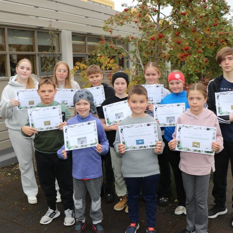 Náttúrufræðingur Síðuskóla og Ólympíuhlaup ÍSÍ 2024